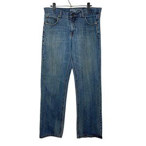 Industry Supply Co. Medium Wash Denim Blue Jean Pants Casual Classic Men's 34